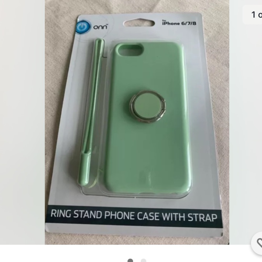 💜iphone 6/7/8 Ring Stand Case with Strap